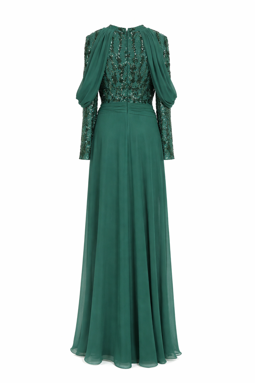 Işıltılı Şifon Abiye