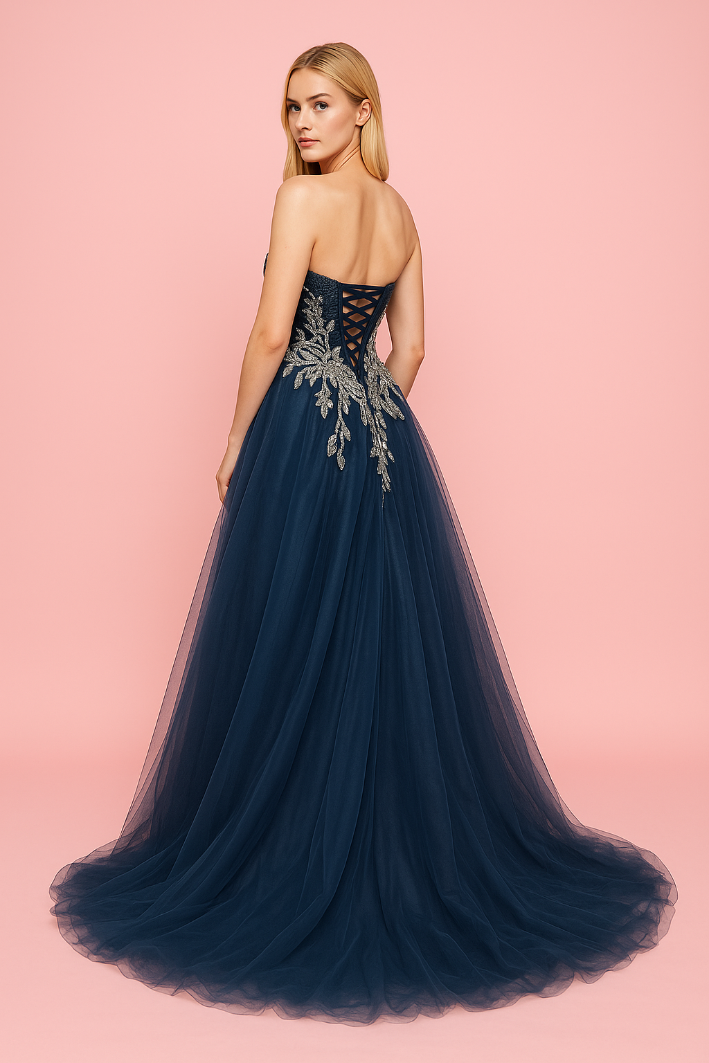 Gece Mavisi Işıltı Zarafet Tasarımı